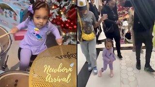 Zonnique's Daughter Hunter Shows Out At Their Holiday Party! 🥁