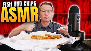 ASMR Fish and Chips Mukbang, Today we Are Having Takeaway Dinner, Eating Fish And Chips ASMR