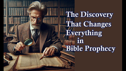 The Discovery that changes everything in Bible Prophecy