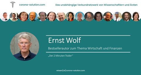 Trailer Ernst Wolf in Corona-Solution zum Thema Finanzen