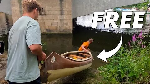 Repairing a Free Canoe & River Test: Neckar, Germany