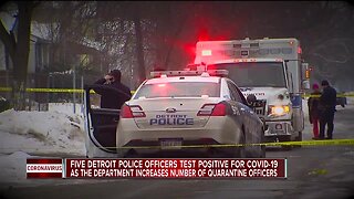5 Detroit police officers test positive for COVID-19, 152 under quarantine