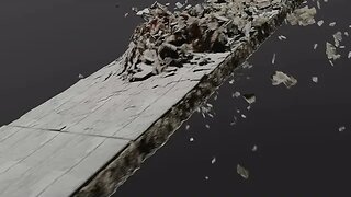 2 minute Blender loop of cell fracture experiment