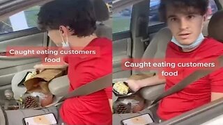 Woman Catches DoorDash Delivery Driver Eating Her Food After Ignoring All Her Calls & Texts!
