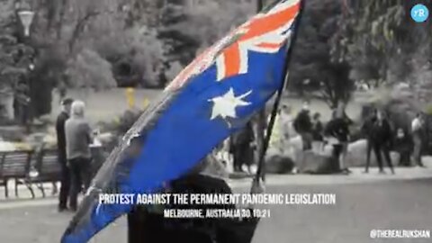 Protest Against Permanent Pandemic Legislation - Melbourne - 30.10.21