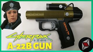 A-22B Chao gun from Cyberpunk 2077 3D printed