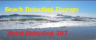 Winter Beach Metal Detecting at Popham Beach, Maine