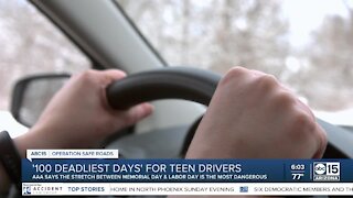 '100 deadliest days' for teen drivers