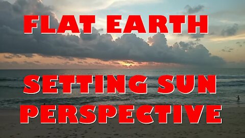 Flat Earth Proof - Clouds Lit From Above at Sunset