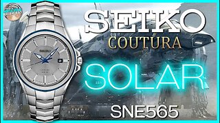 Alien Watch! | Seiko Coutura 100m Solar quartz SNE565 Dress Watch Unbox & Review
