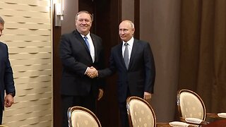 Secretary Of State Pompeo Visits Putin And Russian Foreign Minister