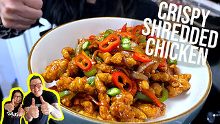 Crispy Shredded Chilli Chicken recipe