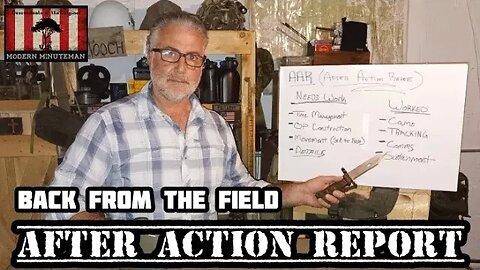 Lessons learned from the field... an After Action Report