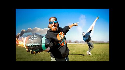 We Put a Rocket in a Football || DUDE PERFECT