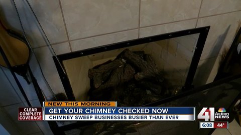 Fall is a busy time for chimney sweeps as colder weather approaches