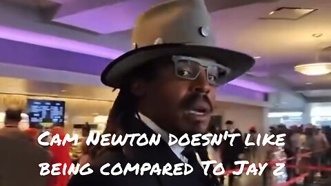 Cam Newton doesn't appreciate being compared to Jay Z