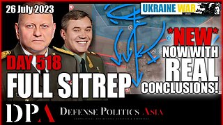 RUSSIA BOMBS SNAKE ISLAND; Ukraine "Main Thrust"; Svatove pause [ Ukraine SITREP ] Day 518 (26/7)