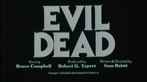 EVIL DEAD (1981) Trailer [#VHSRIP #theevildead #evildead #evildeadVHS]