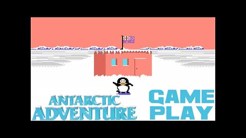 🎅🎄 Antarctic Adventure - ColecoVision Gameplay 😎Benjamillion 🎄🎅