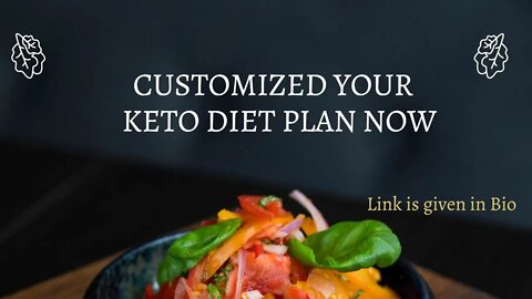 Customized your keto plan now || #ketodiet#ketolifestyle #ketolove #healthyfood