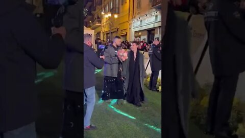 Mahmood e Blanco sul Green Carpet di Sanremo 2022