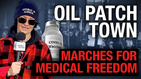 Oilpatch town bands together to protest COVID vaccine rules