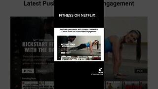 FITNESS ON NETFLIX #shorts #youtubeshorts #Streamingwars