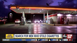 Deputies search for men who stole cigarettes from Circle K gas stations in Tampa