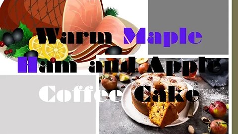 Take Your Brunch Game to the Next Level with This Delicious Warm Maple Ham and Apple Coffee Cake