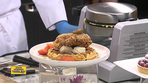 Streamsong chef offers up chicken and waffles recipe for Mother's Day brunch