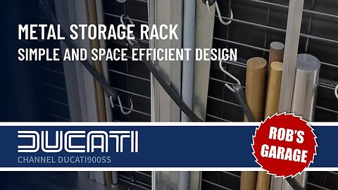 Compact Metal Storage Rack Build - Rob's Garage