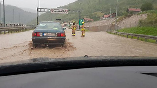 Poplava na autoputu A1 Zenica - Kakanj