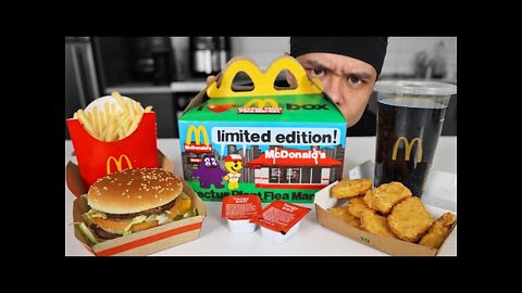 The FASTEST Adult Happy Meal Ever Eaten (under 1 Minute!!)