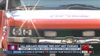 Hall Ambulance response times don't meet standards