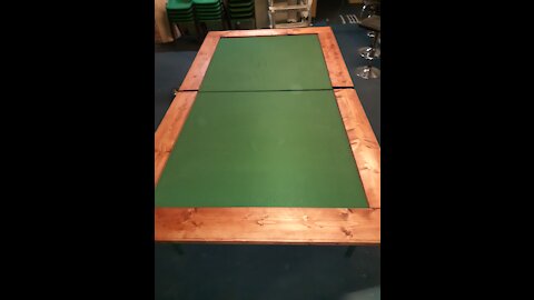 Turn a table tennis table into a poker table