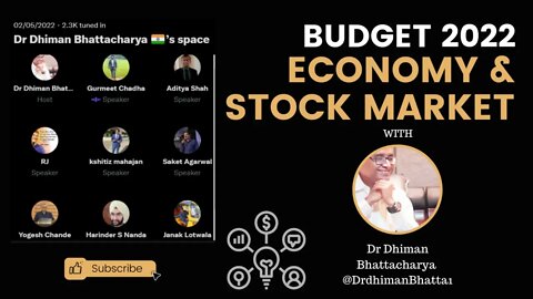 Budget 2022 | Economy & Stock Market | Insightful Discussion
