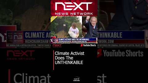 Climate Activist Does The UNTHINKABLE #shorts