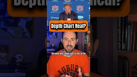 Does Auburn Football Have a Depth Chart? | #auburnfootball #auburn #collegefootball