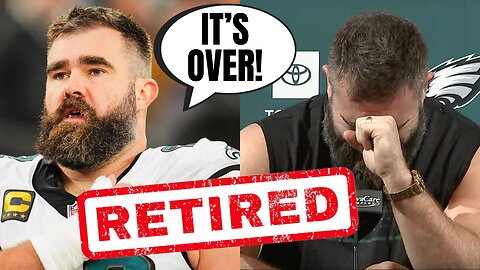 Jason Kelce Officially RETIRES From The NFL With Emotional Press Conference