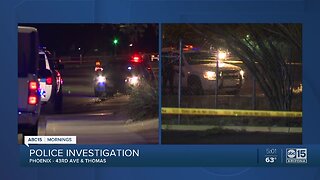 Police investigation near 43rd Avenue and Thomas Road
