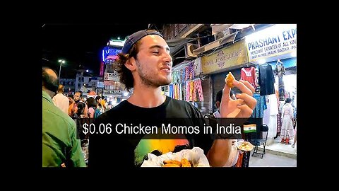 $0.06 Chicken Momos in India 🇮🇳