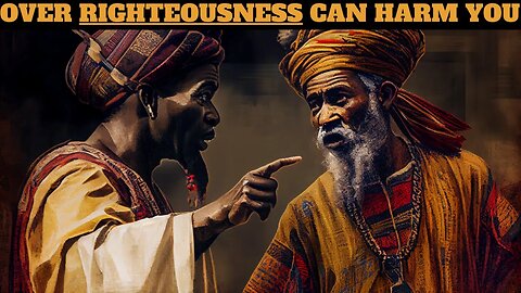 OVER RIGHTEOUSNESS CAN HARM YOU …