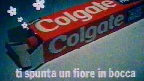Spot - COLGATE "ti spunta un fiore in bocca" - 1979 (HD)