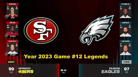 Madden 24 San Francisco 49ers Vs Philadelphia Eagles Year 2023