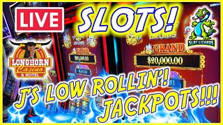 🔴 LIVE SLOTS! J'S LOW ROLLIN' WEDNESDAY! CAN J HIT A JACKPOT? EPISODE 25!