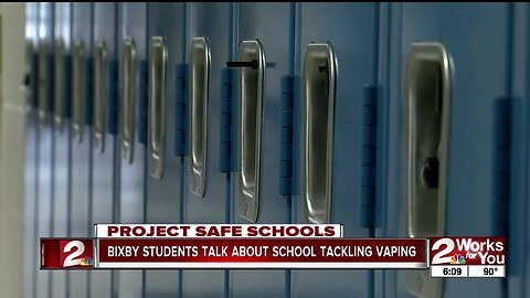 Bixby students talk about school tackling vaping