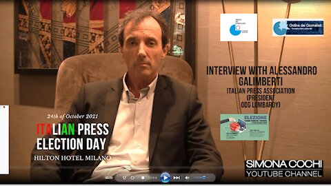 #italianpress Interview with Alessandro Galimberti President Of Italian Journalists Association