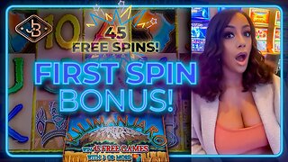 First Spin Bonus on Kilimanjaro Slots - 45 Free Spins!