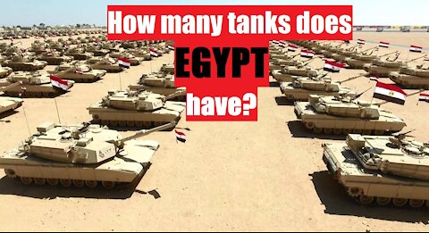 How many tanks does EGYPT have?