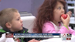 KCPS opens for lunch on third straight snow day